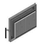 Dveře topeniště 2 KV B 2G 66. 50. 01 (B) 